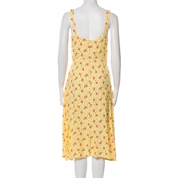 REFORMATION | Floral Midi Dress Sz 4 - Picture 6 of 13
